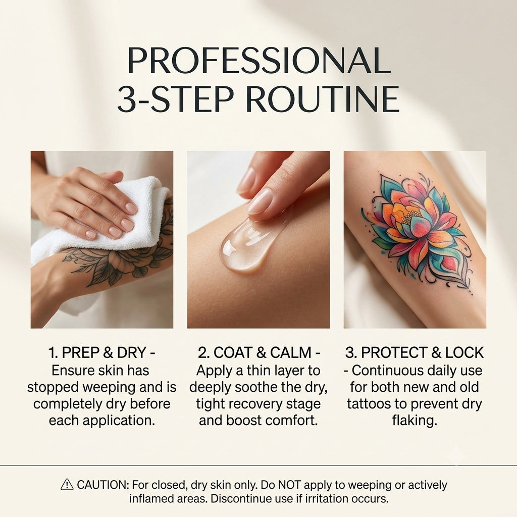 StruggleRoach 20ml Tattoo Aftercare Essence Gel Tube - Non-Sticky Transparent Texture, Hydrating, Fade-Preventing, Healing-Accelerating, Dryness & Itching-Relieving Cleansing Cream for Soothing Tattoo Aftercare Balms & Creams