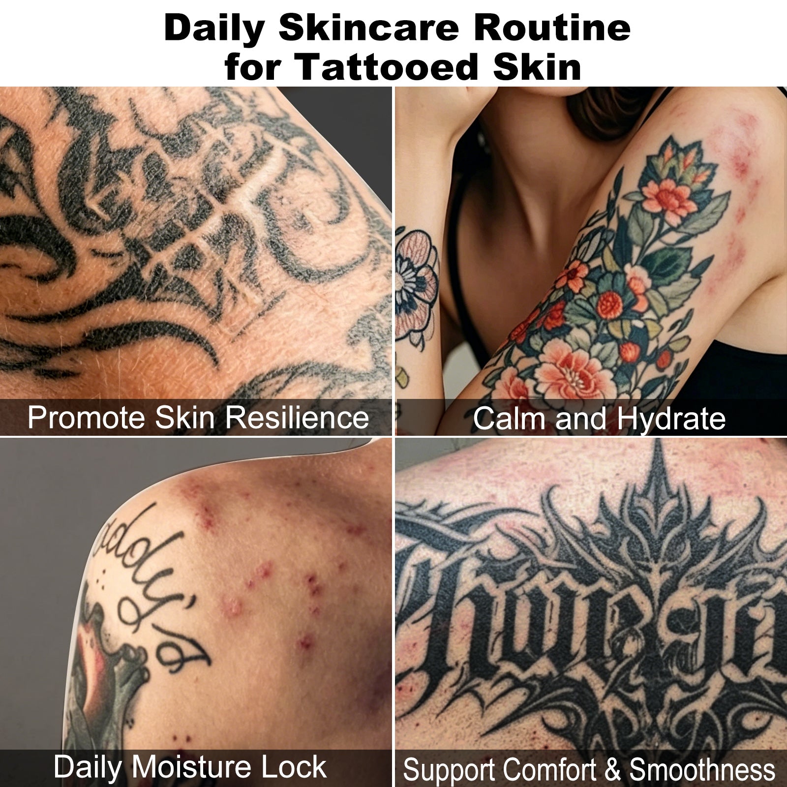 StruggleRoach 20ml Tattoo Aftercare Essence Gel Tube - Non-Sticky Transparent Texture, Hydrating, Fade-Preventing, Healing-Accelerating, Dryness & Itching-Relieving Cleansing Cream for Soothing Tattoo Aftercare Balms & Creams
