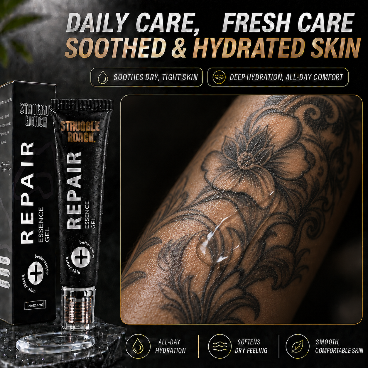 StruggleRoach 20ml Tattoo Aftercare Essence Gel